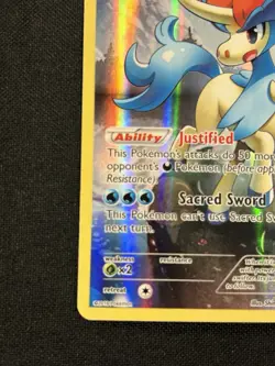 Keldeo XY Black Star Promos XY118 Full Art Pokemon Card - Image 5