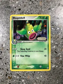 Pokemon TCG Cards Weepinbell 47/92 Legend Maker Reverse Holo - Image 1