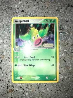 Pokemon TCG Cards Weepinbell 47/92 Legend Maker Reverse Holo - Image 3