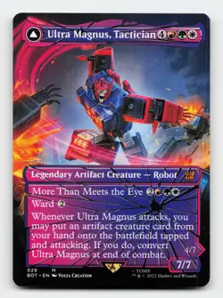 Ultra Magnus, Tactician (Shattered Glass) Transformers Magic The Gathering Card - Image 1