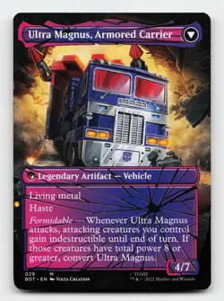 Ultra Magnus, Tactician (Shattered Glass) Transformers Magic The Gathering Card - Image 2