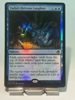 Magic: The Gathering Tasha's Hideous Laughter AFR 078 ENGLISH FOIL LP - Image 1
