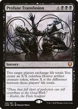 Profane Transfusion Regular - Commander Legends MTG-NM - Image 1
