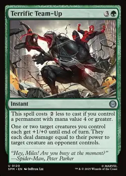 4 x Terrific Team-Up - Foil - Marvel's Spider-Man - NM-Mint - MTG - Image 1