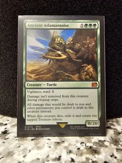 Final Fantasy MTG - Ancient Adamantoise Mythic Non-Foil (Near Mint) - Image 2