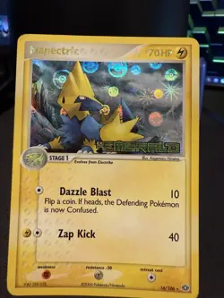 Manectric 16/106 EX Emerald Reverse Holo Rare 2005 Pokemon - Image 1