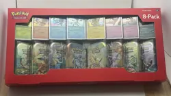 Pokemon TCG Prismatic Evolutions 8 Mini-Tin Bundle w/ Promos (Costco) - Image 1