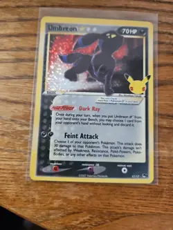 Pokemon Umbreon Star 17/17 Celebrations: Classic Collection Holo - Image 4