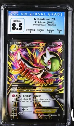 Pokemon M Gardevoir Ex 156/160 CGC 8.5 XY Primal Clash Full Art Ultra Rare NM - Image 1