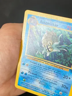 CARTE POKEMON AMONISTAR 40/62 EDITION 1 FR PEU COMMUNE WIZARDS FOSSILE - EXC/NM - Image 2