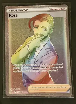 Pokemon TCG | Rose 196/189 - Darkness Ablaze - Secret Rainbow Rare - Image 1