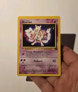 Pokemon The First Movie Mewtwo #3 Black Star Promo LP - Image 3