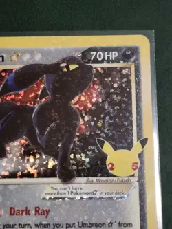 Umbreon Gold Star 17/17 - Pokemon Celebrations 25th Anniversary Holo Rare - NM 4 - Image 4