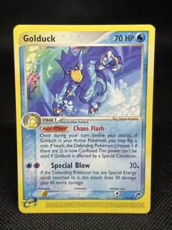 2003 Pokemon EX Sandstorm Golduck 17/100 Near Mint - Image 1