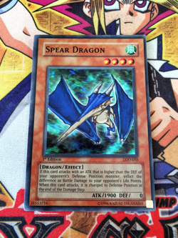 Spear Dragon lod-035 1st Edition (LP/MP) Super Rare Yu-Gi-Oh! - Image 1
