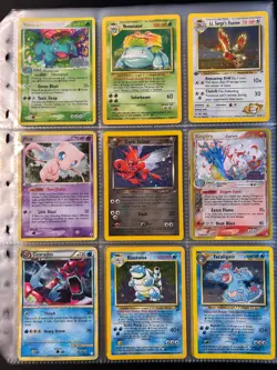 DAMAGED Lot of 135 ALL HOLO Vintage Pokemon Card Binder Collection DAMAGED - Image 4
