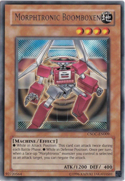 Morphtronic Boomboxen CSOC-EN009 Crossroads of Chaos RARE YuGiOh TCG Card - Image 1