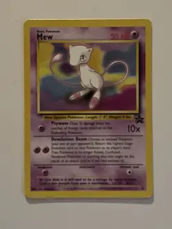 Pokemon TCG Mew #8 Black Star Promo Rare Non-Holo Card - Image 1