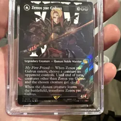 Zenos yae Galvus MTG Final Fantasy Surge Foil R# 529 CGC Pristine 10 Pop 1 🔥 - Image 2