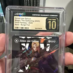 Zenos yae Galvus MTG Final Fantasy Surge Foil R# 529 CGC Pristine 10 Pop 1 🔥 - Image 4