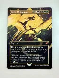 Eerie Ultimatum 104 Foil Borderless - Special Guests (SPG) MTG Gem Mint 💎 - Image 1