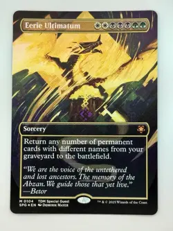 Eerie Ultimatum 104 Foil Borderless - Special Guests (SPG) MTG Gem Mint 💎 - Image 4