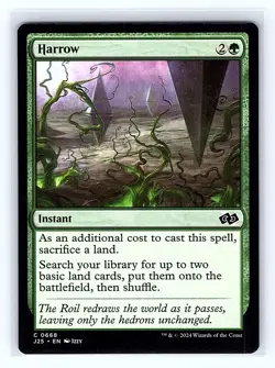 Harrow #668 Regular Common Instant MTG 2024 Foundations Jumpstart (J25) - Image 1