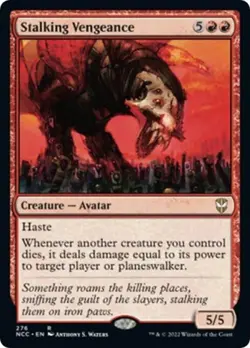 Stalking Vengeance - Light Play MTG Commander: Streets of New Capenna - Image 1