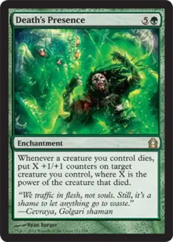 Death's Presence - Light Play MTG Return to Ravnica - Image 1