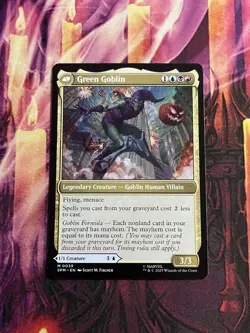 Norman Osborn Green Goblin Mtg Marvel’s Spider-Man Mythic Rare NM - Image 2