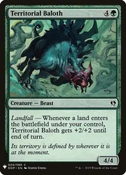 Territorial Baloth - Medium Play MTG Mystery Booster - Image 1