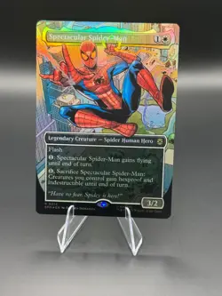 Spectacular Spider-Man (Borderless) - Marvel's Spider-Man Foil MTG - Image 1