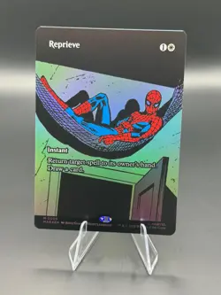 1 x Reprieve - 0005 - Foil - Borderless - Marvel Universe - NM-Mint - MTG - Image 1