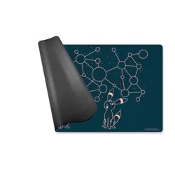 Pokemon Playmat TCG Espeon Umbreon Starry Constellation Pokemon Center Official - Image 2