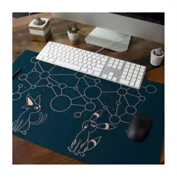 Pokemon Playmat TCG Espeon Umbreon Starry Constellation Pokemon Center Official - Image 3