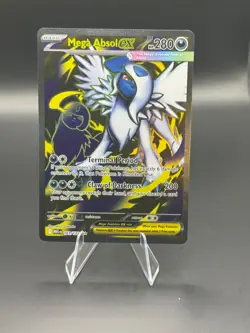 Mega Absol ex Full Art Ultra Rare 161/132 Pokemon Mega Evolution English - Image 1