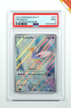 Pokemon PSA 9 Cresselia #071 Segreto Fiabesco 2024 Italiano - Image 1