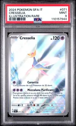 Pokemon PSA 9 Cresselia #071 Segreto Fiabesco 2024 Italiano - Image 2