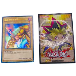 Yugioh Right Arm Of The Forbidden One YGLD-ENA20 + 1996 Sleeve - Image 1