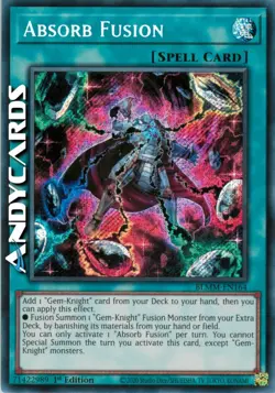 ABSORB FUSION • (Fusione Assorbimento) • Segreta • BLMM EN164 • 1Ed • Yugioh! - Image 1