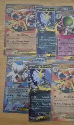 Pokemon Mega Evolution Card Lot New!! Mega Evolutions Set!! NM/M Lot Of 13 - Image 2