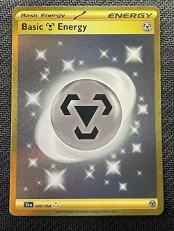 Pokemon TCG Basic Metal Energy Hyper Rare Card 099/064 Shrouded Fable - Image 1
