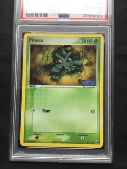 Pokemon Cards: EX Unseen Forces Reverse Holo: Pineco 66/115 PSA 10 - Image 2
