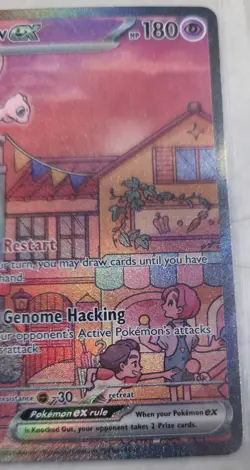 Mew ex SVP 053 Pokemon TCG Scarlet Violet 151 Black Star Promo Full Art Card NM - Image 5