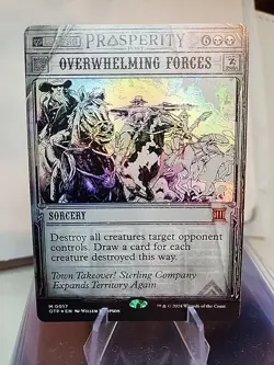 Overwhelming Forces Outlaws of Thunder Junction: Breaking News Foil - Image 1