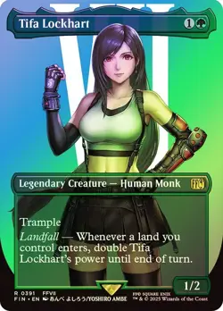 Tifa Lockhart Foil Showcase Final Fantasy MTG NM - Image 1