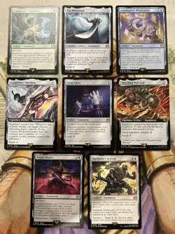 Final Fantasy Artifact Equipment Lot of 8 - Genji Glove + More (Regular) - NM 🔥 - Image 1