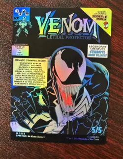 Eddie Brock (0233) (Borderless) [Marvel Spider-Man] Foil Near Mint PACK FRESH - Image 2