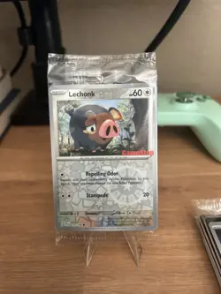 GameStop Promo Stamp - Sealed Lechonk 154/198 - Scarlet & Violet - Pokemon TCG - Image 1
