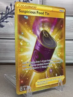 Pokemon TCG - Suspicious Food Tin 80/73 Secret Gold Rare Holo - Champion's Path - Image 2